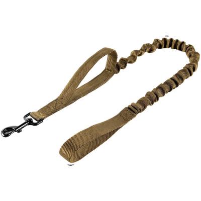 China Custom Made Reflective Military Tactical Nylon Dog Leash For Large Dog for sale