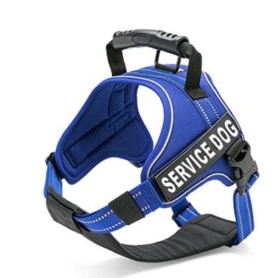 China Durable Safety Dog Harness Custom High Quality Step In Harness Adjustable For Huge Dog And Service Dog for sale