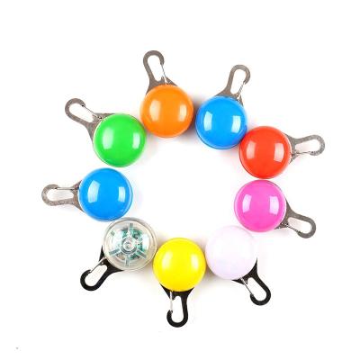 China Safety Viable Collar Dog Flasher Circular Light LED Flasher Loop Clip for sale