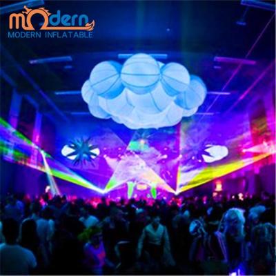 China Giant Inflatable Party Cloud For Music Festival Stage Decoration for sale