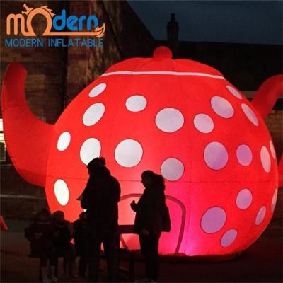 China Party Alice In Wonderland Outdoor Yard Party Decoration Inflatable Teapot for sale