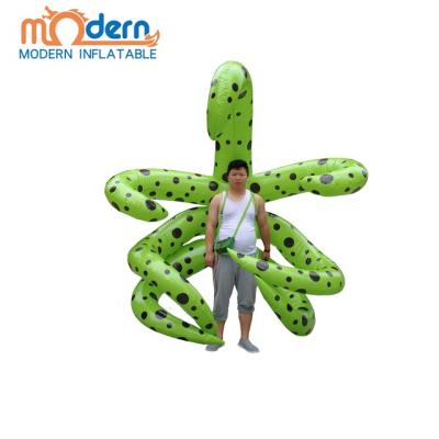 China Custom Animal Funny Party Events Stage Performance Show Adults Inflatable Octopus Costume For Parade Performance for sale