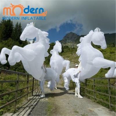 China For Parade LED Decoration Lighted Up Inflatable Horse Walking Costume For Parade for sale