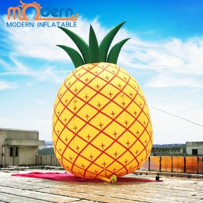 China 210doxford Fabric Giant Inflatable Pineapple Pattern For Event Stage Decoration for sale