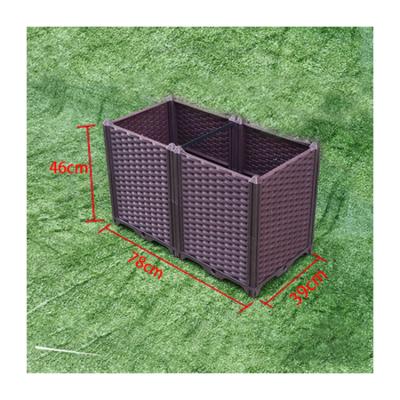 China China factory price modern rectangle planter pot garden flowers grow rooting box for sale