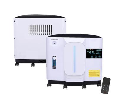 China Plastic Oxygen Generator Machine 5L Quietest Home Concentrator Medical 10l Flow Dual 10 Liter Oxygen Concentrator for sale