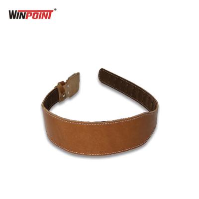 China Ttaining WINPOINT Gym Weight Lifting Cowhide Leather High Quality Durable Leather Belt For Gym Core Fitness for sale