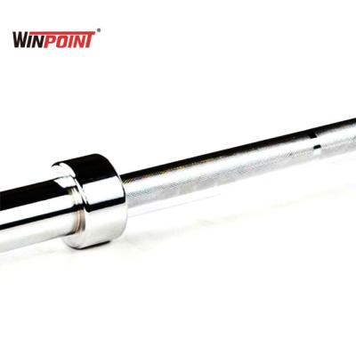 China WINPOINT Commercial Use Professional 4 Brass Rings Alloy Stainless Steel Barbell OB86 For Gym Weightlifting for sale