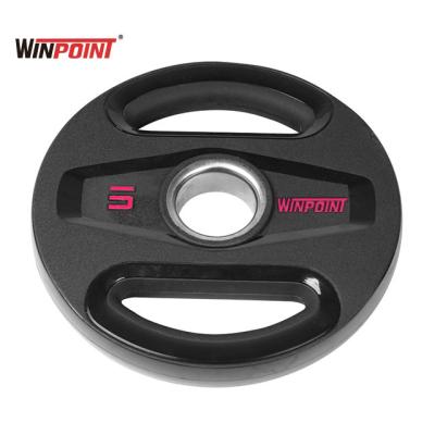 China Universal WINPOINT FITNESS Professional Weight Barbell Hand-Grabbing Dish for Gym Exercise for sale