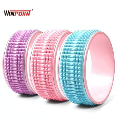 China WINPOINT High Quality Universal Tape Balance Gym Yoga Wheel For Yoga Exercise for sale