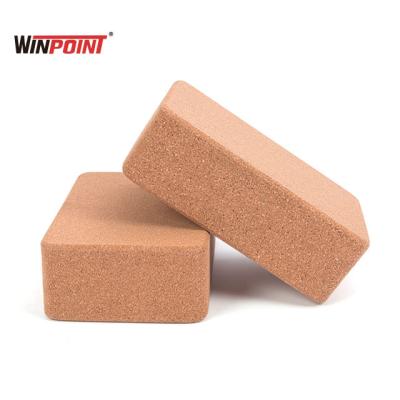 China Organic Yoga Training WINPOINT Customer Cork Yoga Block For Yoga Exercise for sale