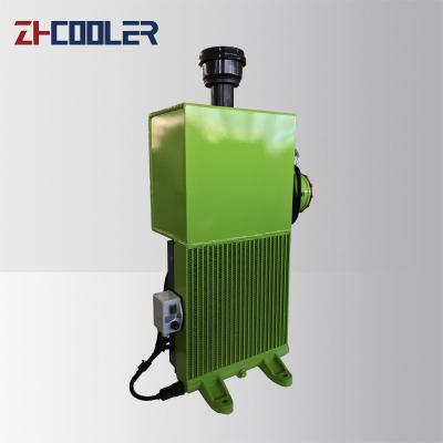 China For concrete mixer truck hydraulic oil cooler with fan for concrete mixer truck for sale