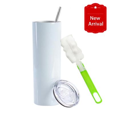 China Durable Wholesale Slim Double Wall Stainless Steel Tumbler 20oz Slim Tumbler Straight Blanks for sale