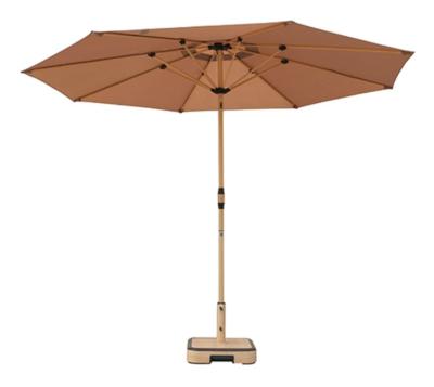 China 2021 Modern High Quality Outdoor Umbrellas Logo Printed Foldable Luxury Garden Umbrella for sale