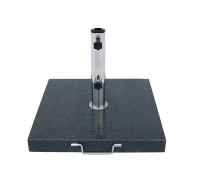 China Polished Granite Rolling Umbrella Base Sun Umbrella Base Garden Granite Umbrella Base for sale