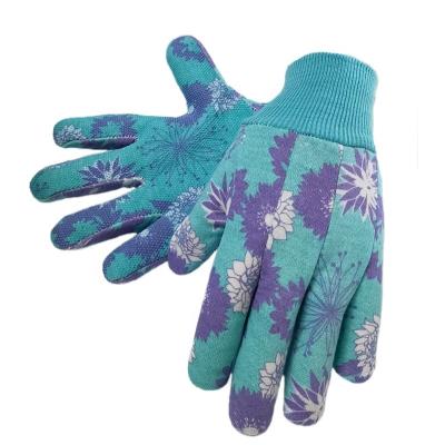 China PVC Wholesale Dots Housework Gloves Great of Yard Garden Work Gloves for Cultivating and Gardening for sale