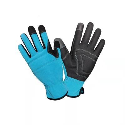 China Anti-impact Work Service Glove Best Spandex Anti-Slip Wear Resistant Synthetic Leather Gift For Women Men Good For Weeding Digging Raking for sale