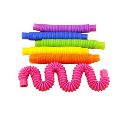 China Factory direct cheap novelty toys sensory toys, stretch tube fidgety person pipe decompression noise sensory tubes toys finger toys for sale