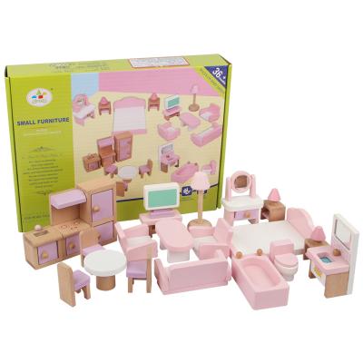 China DIY TOY Trending Toys 2022 New Arrivals Children Play Room Toys Doll Room Accessories Pretend Play Furniture Toys Doll Room For Girl for sale