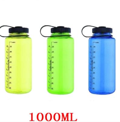 China Bpa Large Capacity Factory Plastic Clear Travel Viable Promotional 1 Liter 1000ML Free Capacity Big My Hot Plastic Water Bottle for sale