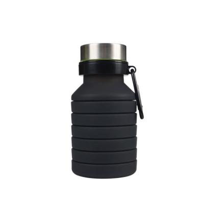 China 2018 Viable Factory Wholesale Custom Logo BPA Free Collapsible Silicone Collapsible Water Bottle From China Factory for sale