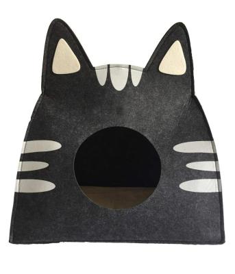 China 2019 Eco-Friendly Sustainable Cat Caves Felt House Bed for sale