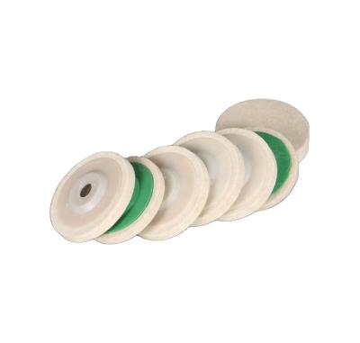 China 100% Felt Glass Wool Polishing Wheel Wool Hard Polishing Disc for sale