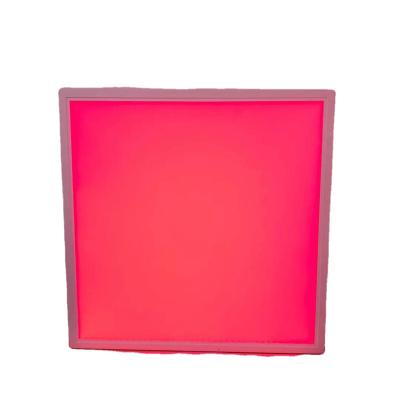 China Modern Integrated 600*600mm RGB 3060 Panel Light Ceiling Hotel LED Bar Color-Changing Color-Changing Remote Control Panel Light for sale