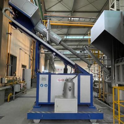 China Rotary Molten Aluminum Liquid Degasser Machine Movable Aluminum Liquid Degassing Refine Machine for sale