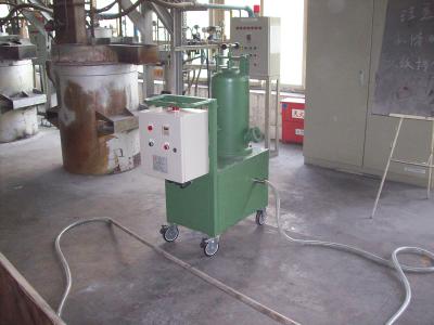 China 30KG Green Deslagging Flux Injector Device For aluminum alloy die casting for sale