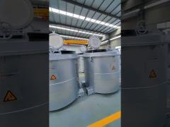 Blue Crane Hanger Type Molten Metal Transfer 1000KG Capacity Easy Balancing