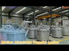 Melting Molten Aluminum Transfer Ladles Thermal Insulation No Leakage