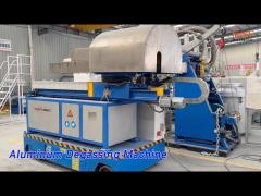 Rotary Aluminum Degassing Machine Four Rotors In Line Anti Urbulence