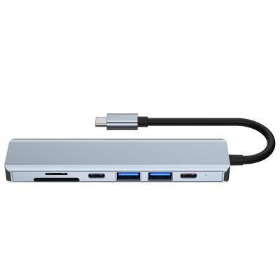 China Type-C in-1 Multifunction Dock 4K HD USB Notebook 6 Dock AD-042 for sale