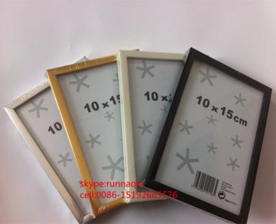 China Hot Sale 5x7x9x12x16x20x24x36 Gold Funncy PVC Plastic Frame Yellow Red Pink Black Silver White Picture Frame Ornate Painting Picture Frame Eco-friendly Material for sale