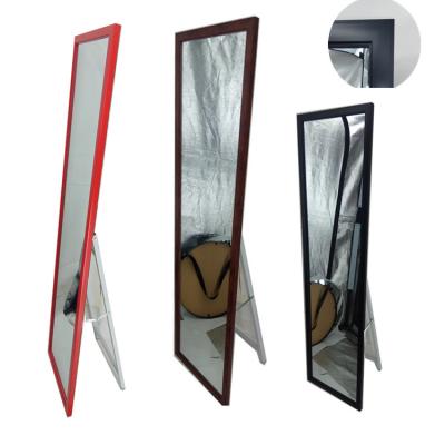 China Cheap Plastic Mirror Large Modern Simple Style Wholesales PS Frame Dressing Mirror Floor Standing 40x150cm for sale