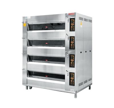 China Snack Factory Commercial Bakery Equipment European Electric Trays 400*600 Mm Oven 12 Decks 12 Trays Stainless Steel Surface for sale