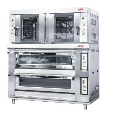 China Snack Factory Commercial Bakery Equipment Electric Combination Ovens 18 Trays 400*600 Mm for sale