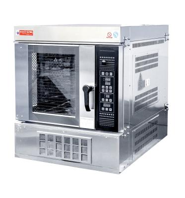 China Snack Factory Bakery Equipment Commercial Gas Convection Oven With 5 Trays Stainless Steel Interior for sale