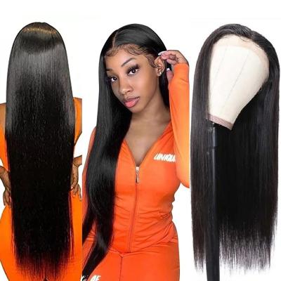 China Body Wave 8-40 Inch Straight Lace Front Human Hair Wigs 13X4 Brazilian Straight Lace Front Human Hair Wigs for sale