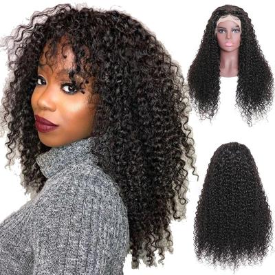 China Higher Density Swiss Jerry Curl Lace Front Wigs Black Women150% 180% Remy Human Hair Wigs For Jerry Curl Lace Area 13*4 for sale