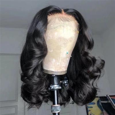 China Body Wave HD Lace Front Wigs Remy Short Body Wave 4x4 Bob Wig For Women Hair Bob Wig 13x4 Body Wave 13x6 Lace Front Wigs for sale