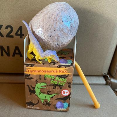 China Educational Kid Toys Popular Tyrannosaurus Rex Dino Excavation Fossil Dinosaur Egg Diy Archeology Dig Kit for sale