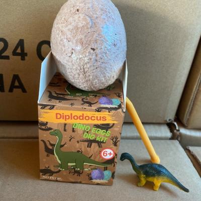 China Educational Kid Toys Archeology Diy Fossil Toys Dino Dig Kit Excavation Dinosaur Egg For Children for sale