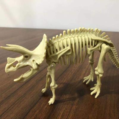 China Factory Sale Popular Gypsum Dig Kit Fossil Toys Dinosaur Skeleton Excavation Kit for sale