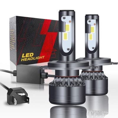 China Hot design 10000LM 60w aviation aluminum car led headlight H7 H4, H1 H3 9005 9006 9012 H11car h4 led headlight bulbs for sale