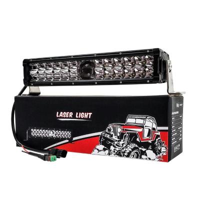 China 2021 Aurora 4x4 Accessories Diecast Aluminum Housing Double Rows Laser Led Light Bar Off Road For Car for sale