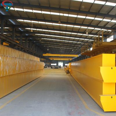 China Bridge crane 10 ton single girder overhead crane with electric hoist for sale for sale