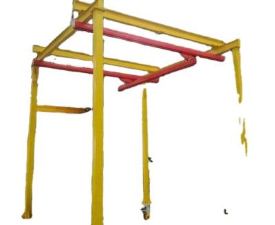 China Bridge crane light lifting tonnage hanging crane kbk rail flexible light crane 1000kg for sale for sale