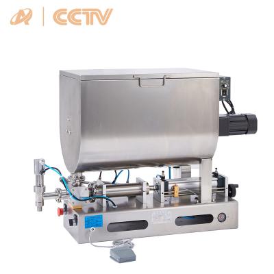 China LFM-01 Beverage Paste Filling Machine Semi Automatic Liquid Beverage Juice Sauce Bottle Manual Filler for sale